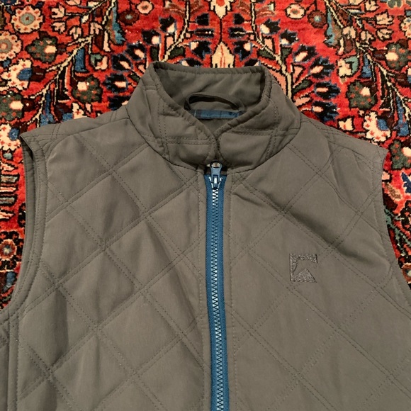 Dover Saddlery Riding Sport size S gray quilted vest - Picture 2 of 4